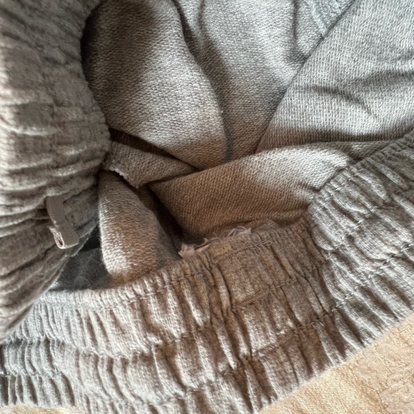 Boys Youth Adidas 3 Stripe Cotton Joggers Gray - Picture 2 of 2